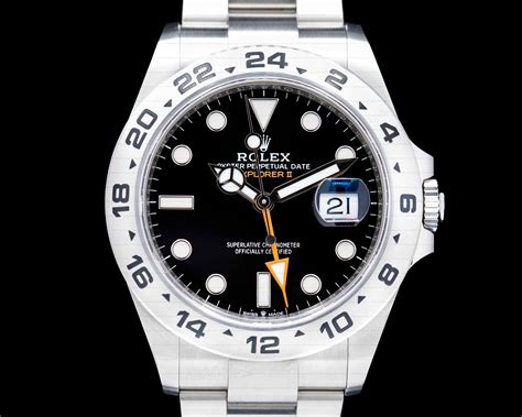 rolex explorer ii black tie|rolex explorer 2 black dial.